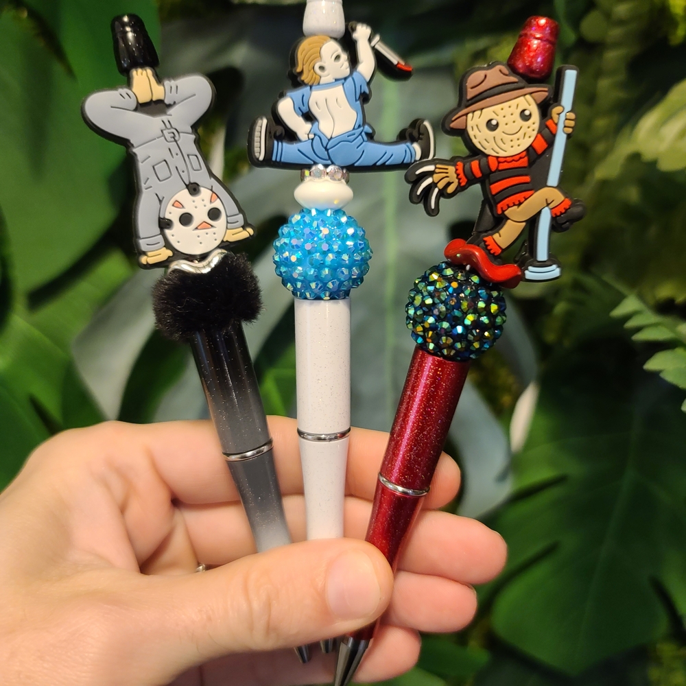 Set Of 3 FUNNY HORROR CHARACTER PENS